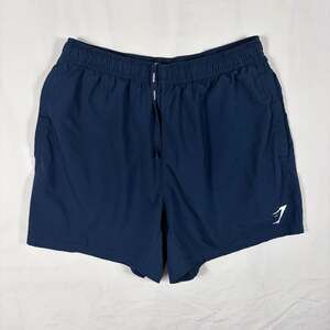 Gymshark Size M Navy Blue Athletic Running Shorts